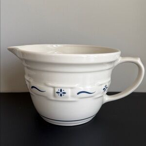 Longaberger batter bowl heritage blue